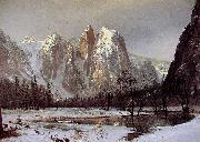 Albert Bierstadt Cathedral Rock, Yosemite Valley China oil painting reproduction